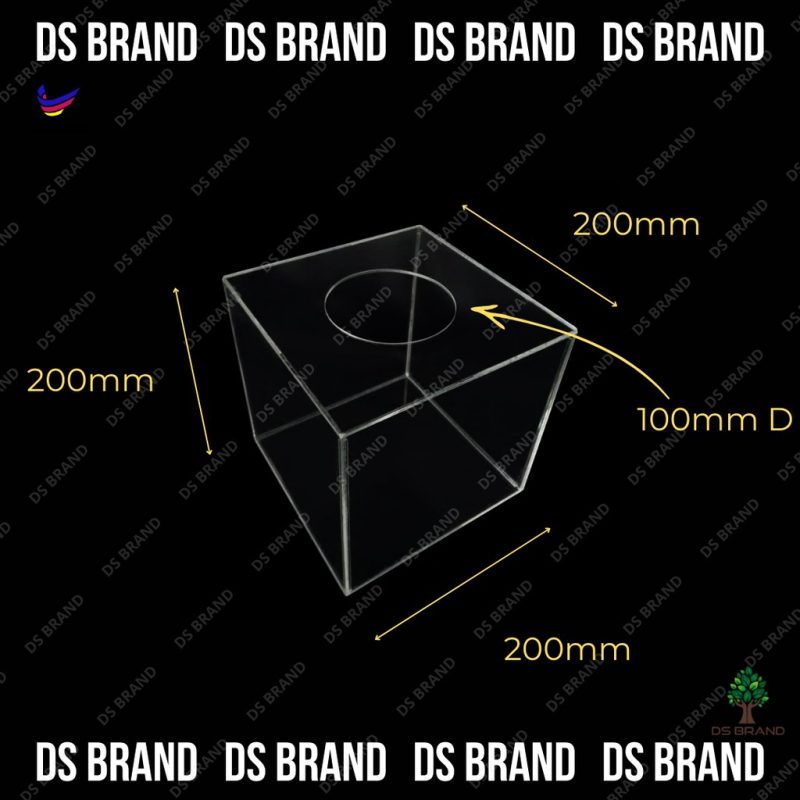 NEW Lucky Draw Box / DIY Lucky Draw Box / Peti Cabutan / Peti Undi / Kotak Peti Undi Size 200mm/250mm/300m DS BRAND - Image 3