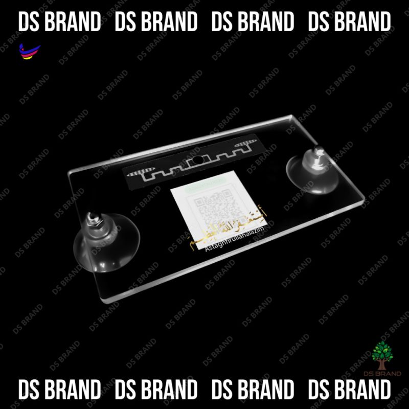 [𝗦𝗛𝗜𝗣 𝟮𝟰𝗛] ⭐NEW⭐ 2in1 e-LKM QR Code Roadtax / New 2024 Roadtax + RFID Holder ( Islamic Car Logo UV Sticker )  VEP Tag - Image 10