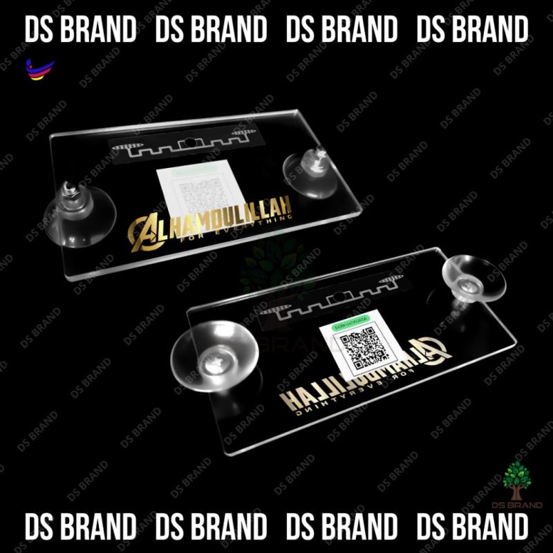 [𝗦𝗛𝗜𝗣 𝟮𝟰𝗛] ⭐NEW⭐ 2in1 e-LKM QR Code Roadtax / New 2024 Roadtax + RFID Holder ( Islamic Car Logo UV Sticker )  VEP Tag - Image 7
