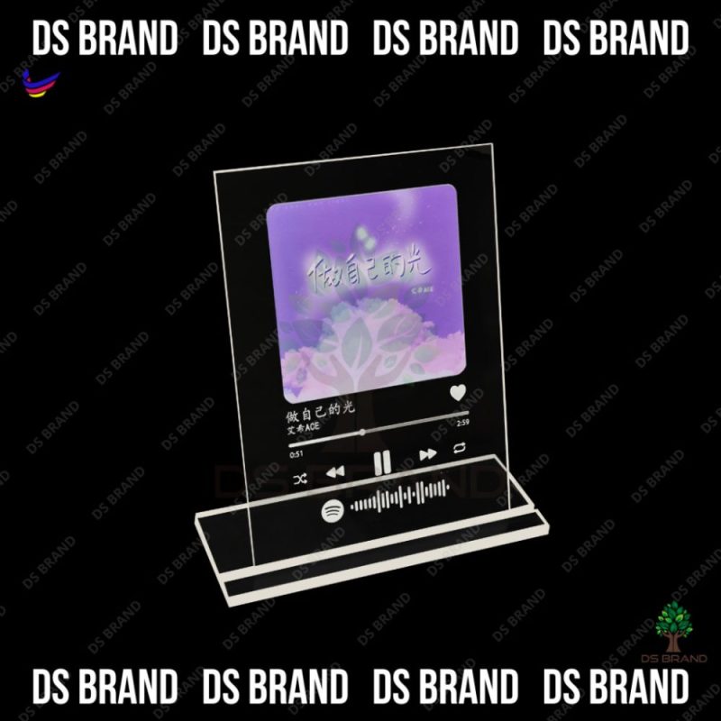 Music Spotify Plaque / Spotify Plaque / Song Acrylic /Waterproof Print [A6/A5/A4 SIZE] - DS BRAND