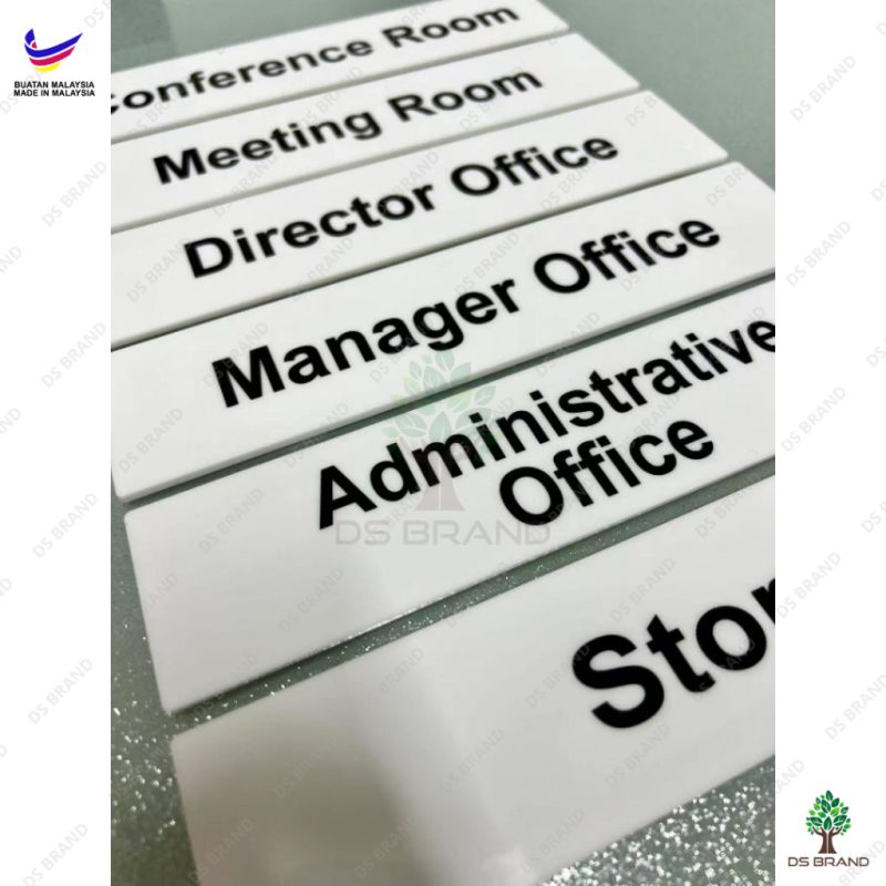 [𝗦𝗛𝗜𝗣 𝟮𝟰𝗛] Acrylic Signage Mirror Gold, Silver, Rose Gold, Purple, Red / Office Sign  / Door Sign Name / UV Printing - Image 18