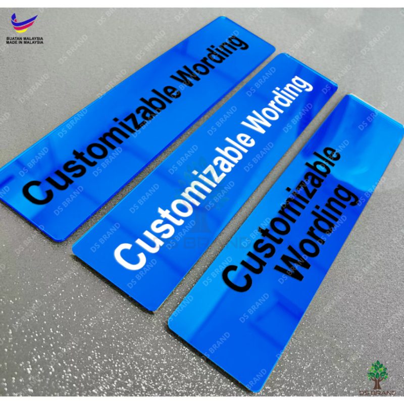 [𝗦𝗛𝗜𝗣 𝟮𝟰𝗛] Acrylic Signage Mirror Gold, Silver, Rose Gold, Purple, Red / Office Sign  / Door Sign Name / UV Printing - Image 16