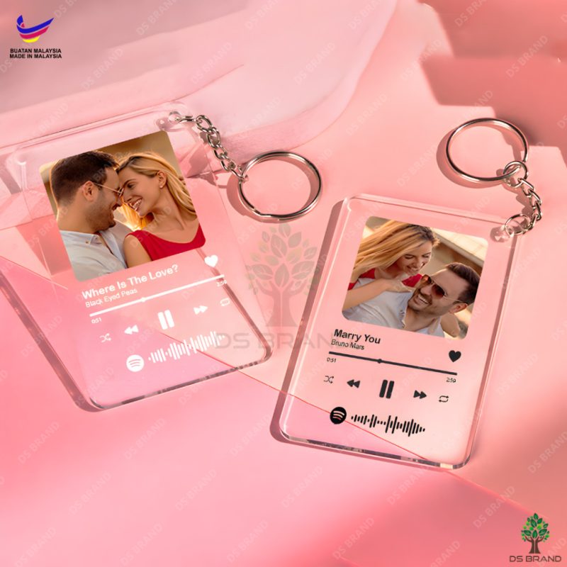 Custom Spotify Keychain with Picture,Custom Scannable Spotify Music Song Code Keychain - DS BRAND - Image 4