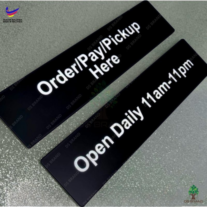 [𝗦𝗛𝗜𝗣 𝟮𝟰𝗛] Acrylic Signage Mirror Gold, Silver, Rose Gold, Purple, Red / Office Sign  / Door Sign Name / UV Printing - Image 19