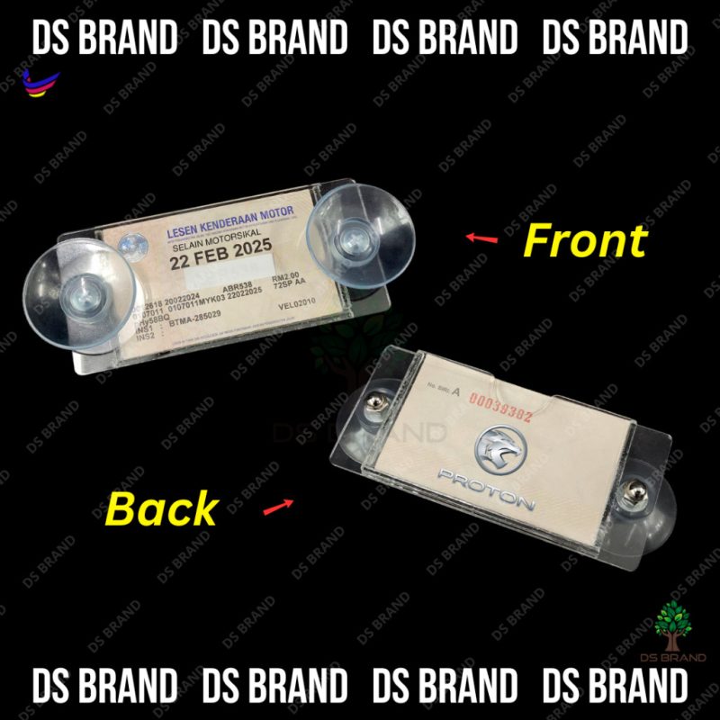 [𝗦𝗛𝗜𝗣 𝟮𝟰𝗛] ✨Car Logo NEW Digital e-LKM / Roadtax Pocket Holder 2024✨Slot New Roadtax / Car Logo Pocket / VEP Tag - Image 2