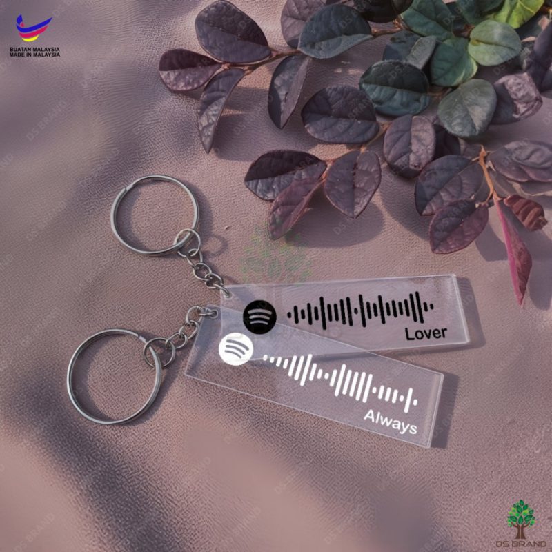 Custom Spotify Keychain with Picture,Custom Scannable Spotify Music Song Code Keychain - DS BRAND - Image 6