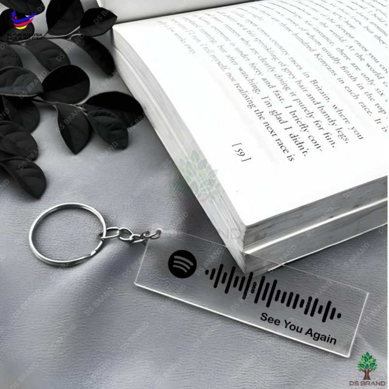 Custom Spotify Keychain with Picture,Custom Scannable Spotify Music Song Code Keychain - DS BRAND - Image 8