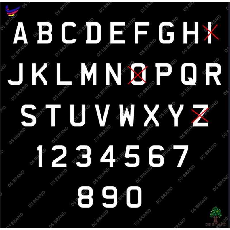 BORONG 1 set 330PCS NOMBOR KRISTAL MOTOSIKAL / KERETA DAN STICKER - Good Quality (Ship in 24Hrs) - Image 7