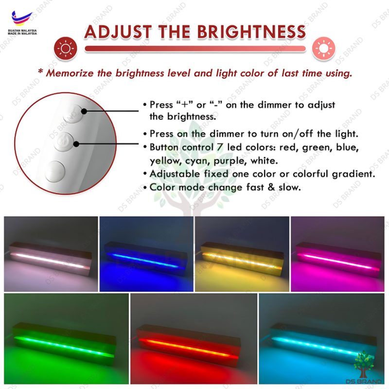 NEW 7 LED Colors Stand [A6/A5/A4 SIZE] LED Music Spotify Plaque / Spotify Plaque / Song Acrylic /UV Waterproof Print - DS BRAND - Image 5
