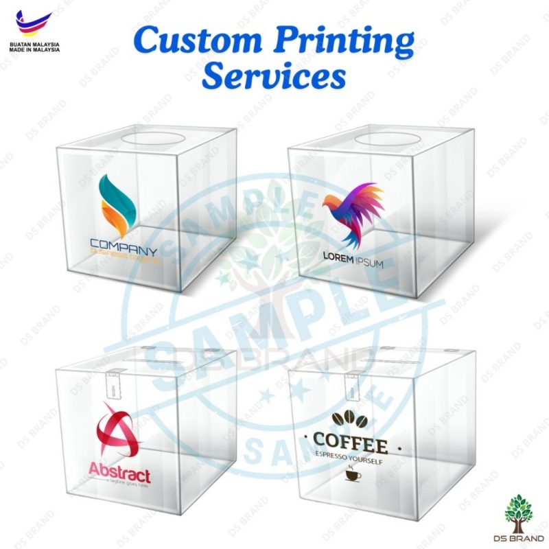 🔥Ready Stock🔥 Acrylic Donation Box / Money Box / Tabung Derma / Tabung Duit (120mm) - Image 7