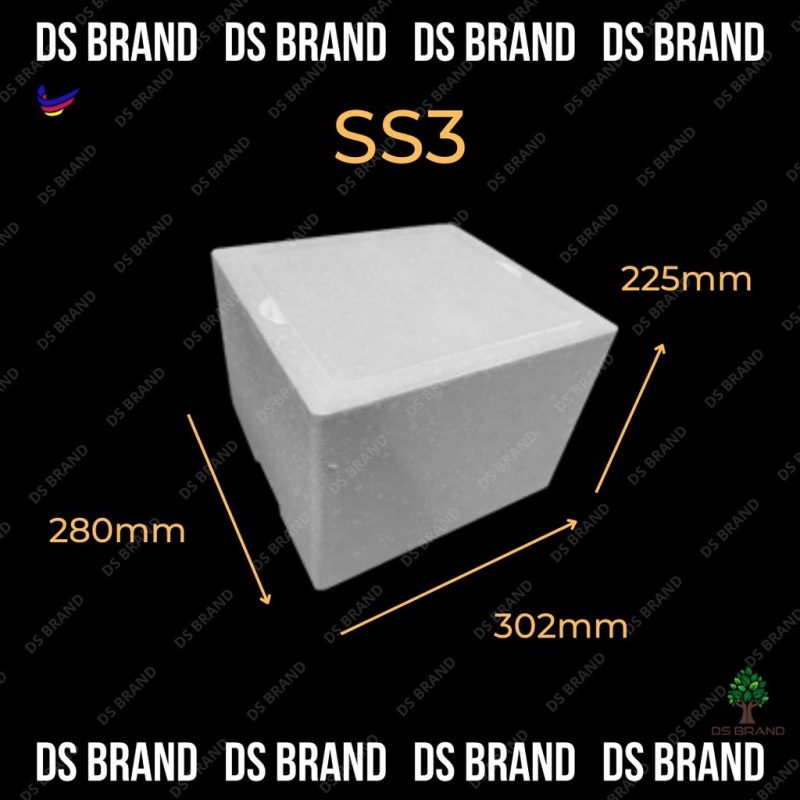 Styrofoam Ice Box / Cooler Box / Picnic box / Foam Box / Fish Box / Tong Ais Polyfoam Size - (M1/M2/M3/M4/SS1/SS3) - Image 8