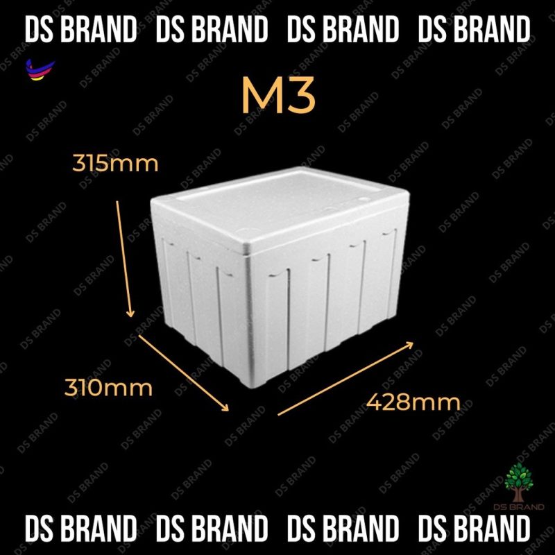 Styrofoam Ice Box / Cooler Box / Picnic box / Foam Box / Fish Box / Tong Ais Polyfoam Size - (M1/M2/M3/M4/SS1/SS3) - Image 4