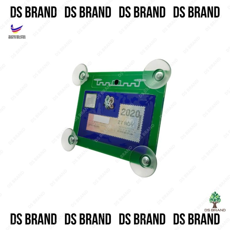 Color 2 in 1 Car Roadtax / Puspakom + RFID Holder 4 Suction cups / Pemegang Road Tax + RFID Kereta / ROADTAX HOLDER - Image 20