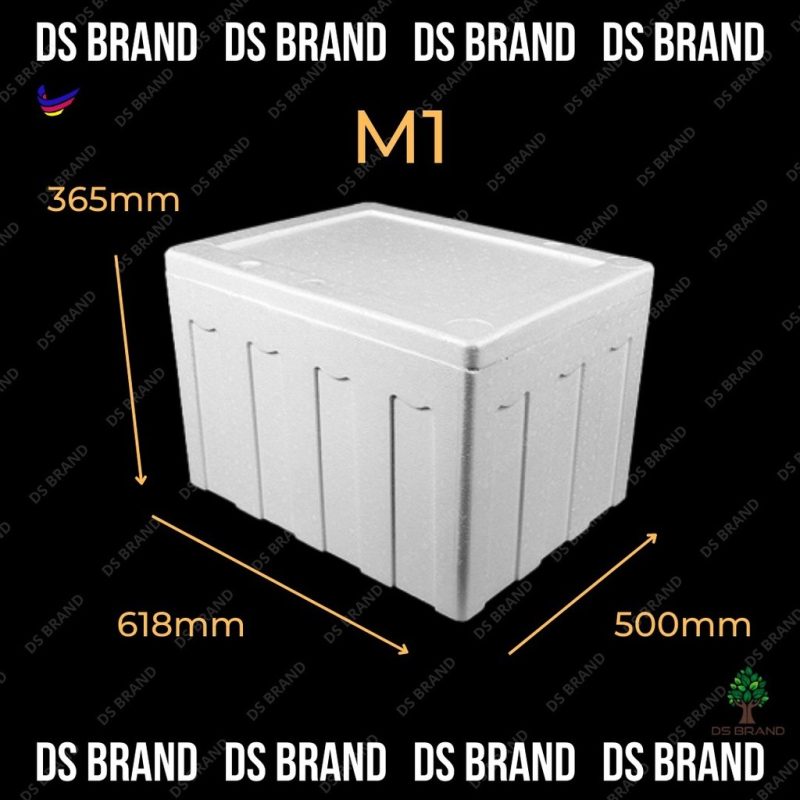 Styrofoam Ice Box / Cooler Box / Picnic box / Foam Box / Fish Box / Tong Ais Polyfoam Size - (M1/M2/M3/M4/SS1/SS3) - Image 2