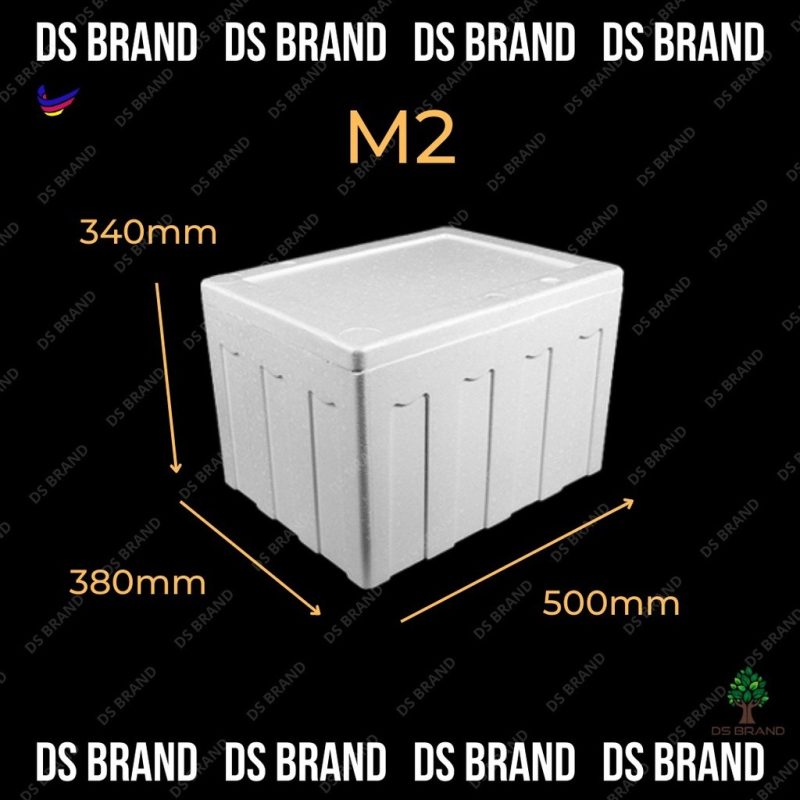 Styrofoam Ice Box / Cooler Box / Picnic box / Foam Box / Fish Box / Tong Ais Polyfoam Size - (M1/M2/M3/M4/SS1/SS3) - Image 3