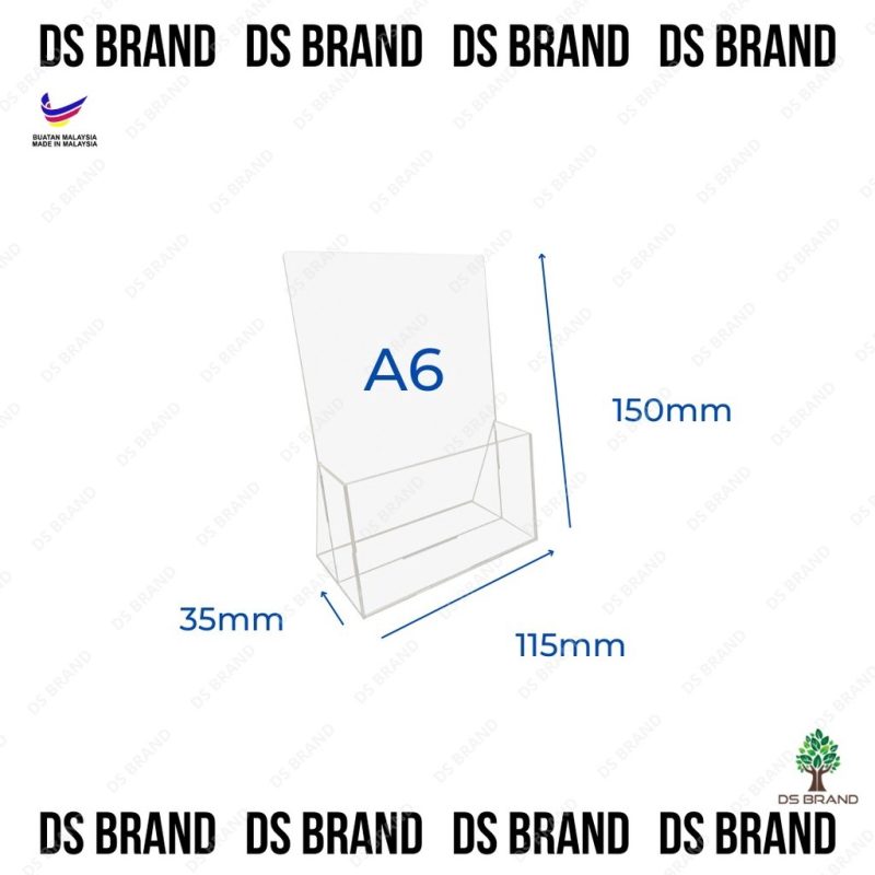 Acrylic Brochure Holder Displays Stand / Documents / Catalogue / Magazine Display Book Stand - Image 10