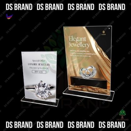 Magnetic Acrylic A4 & A5 Saiz Photo Frame / Poster Holder / Advertising Frame / A4 Table Desk Holder