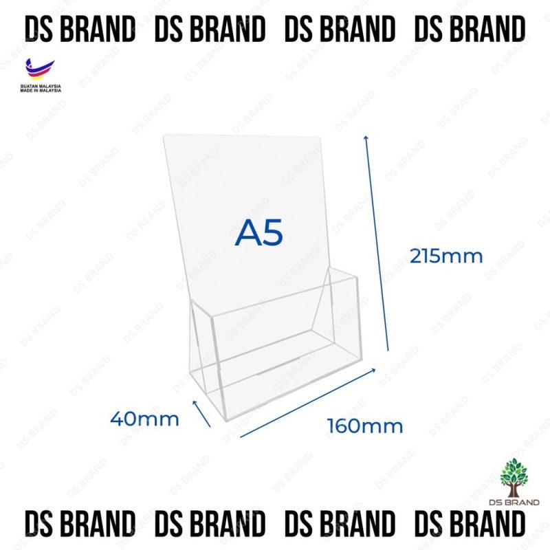 Acrylic Brochure Holder Displays Stand / Documents / Catalogue / Magazine Display Book Stand - Image 9