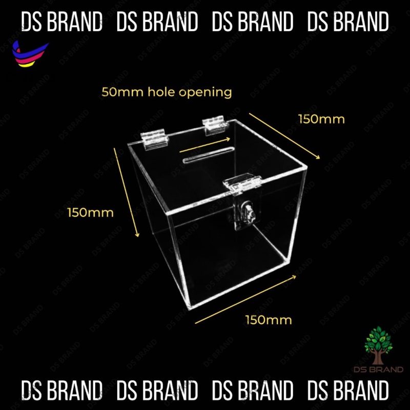 🔥READY STOCK🔥Donation Box / Tabung Derma / Money Box / Tabung Duit / Charity Box 120mm / 150mm / 200mm / 250mm / 300mm - Image 2