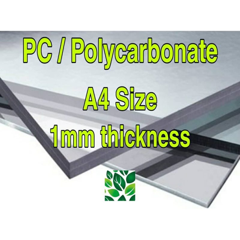 PC / Polycarbonate A4 Clear Sheet - Image 3
