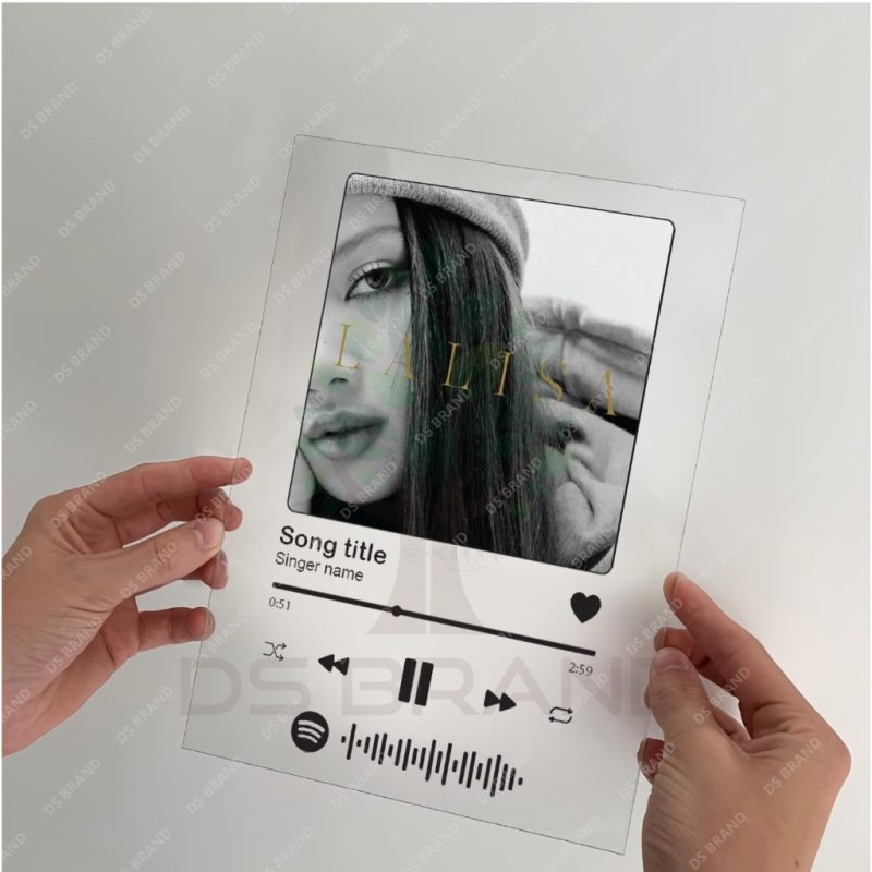 Music Spotify Plaque / Spotify Plaque / Song Acrylic /Waterproof Print [A6/A5/A4 SIZE] - DS BRAND - Image 3