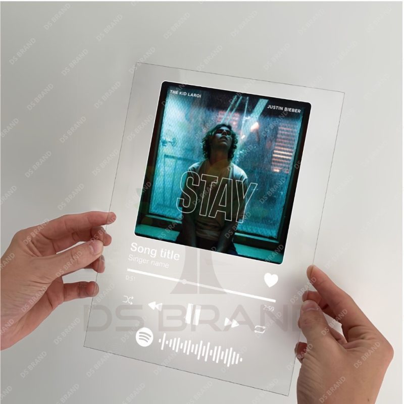 Music Spotify Plaque / Spotify Plaque / Song Acrylic /Waterproof Print [A6/A5/A4 SIZE] - DS BRAND - Image 4