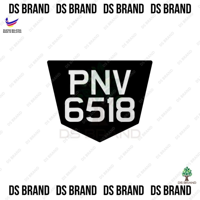 MOTOR 3D CRYSTAL WHITE NUMBER PLATE / Number 3D Plate Motor / Lebih Quality / Lebih Tebal / Lebih Murah / Direct Kilang - Image 6