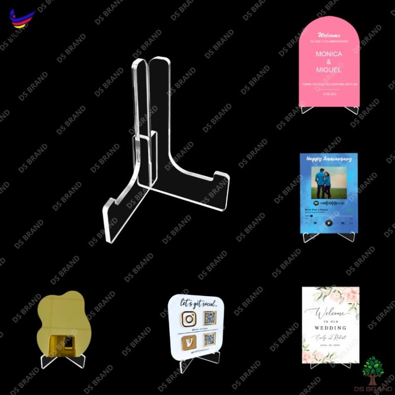 Acrylic Removable Plate Display Stand / Removable Stand