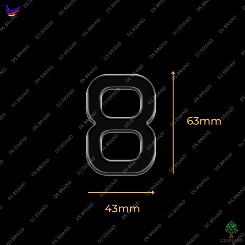 3D CRYSTAL CLEAR ALPHABET NUMBER DIY - Image 5