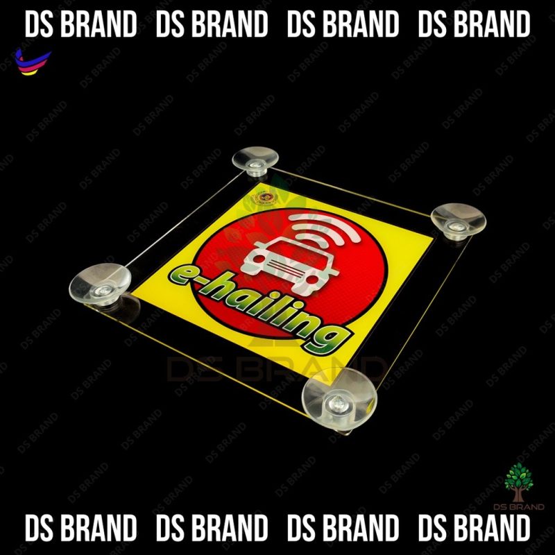 ⭐Good Quality⭐ NEW Lesen P Logo Acrylic Holder Come With Suction Cup Screw And Nut. E Hailing / OKU LOGO Holder - Image 7