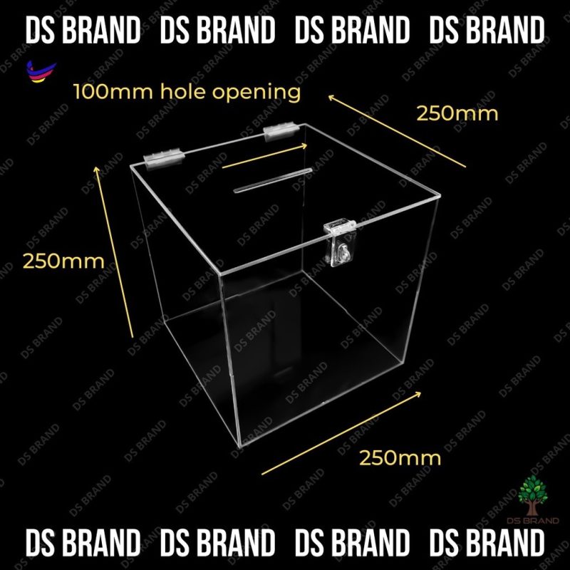 🔥READY STOCK🔥Donation Box / Tabung Derma / Money Box / Tabung Duit / Charity Box 120mm / 150mm / 200mm / 250mm / 300mm - Image 4