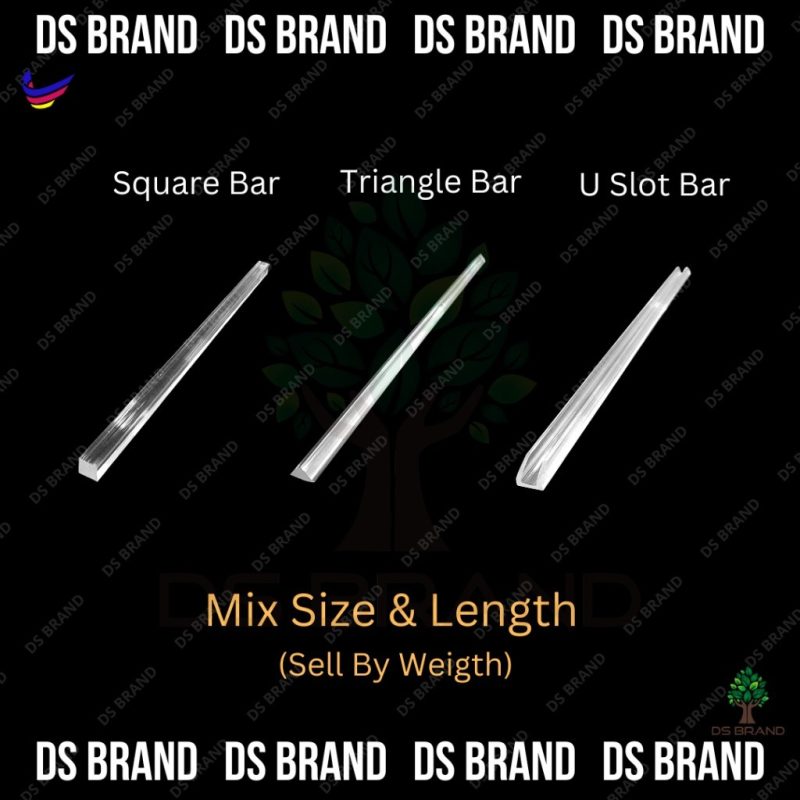 Acrylic Murah DIY Support Bar / Cheap PMMA DIY Support Bar / Sell By 100gram / Direct Factory - Image 2
