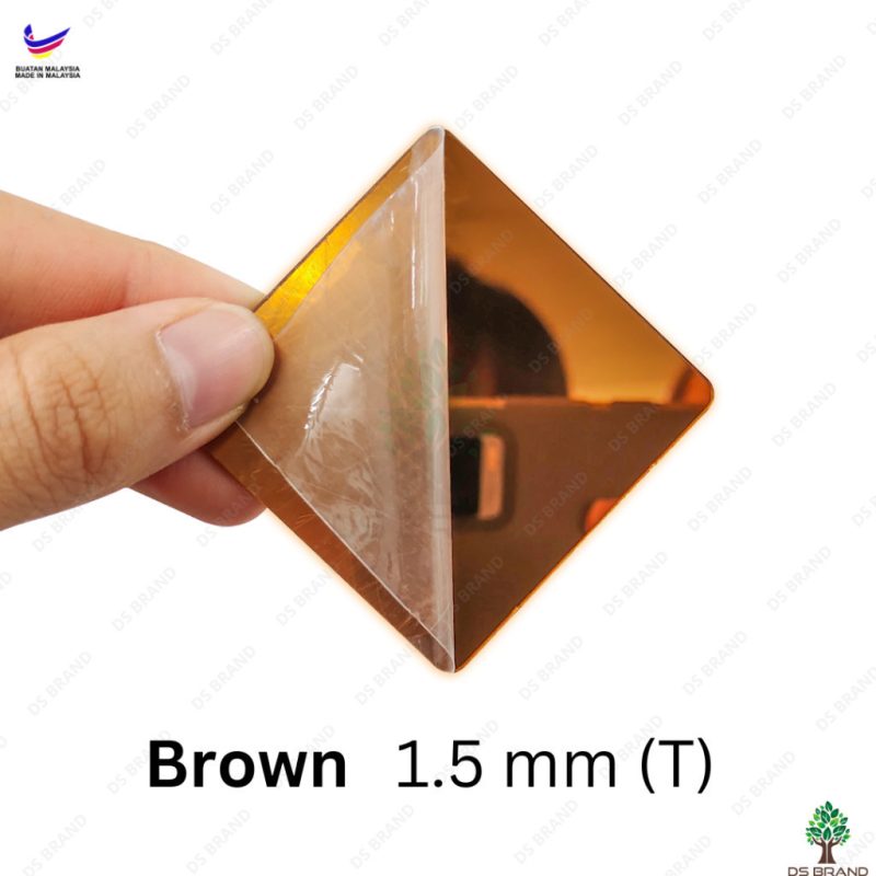 A5 A4 A3 ACRYLIC MIRROR  SHEETS ( GOLD, SILVER, ROSE GOLD, PURPLE, F. GREEN, RED, GREEN, BLUE, BROWN ) - Image 6