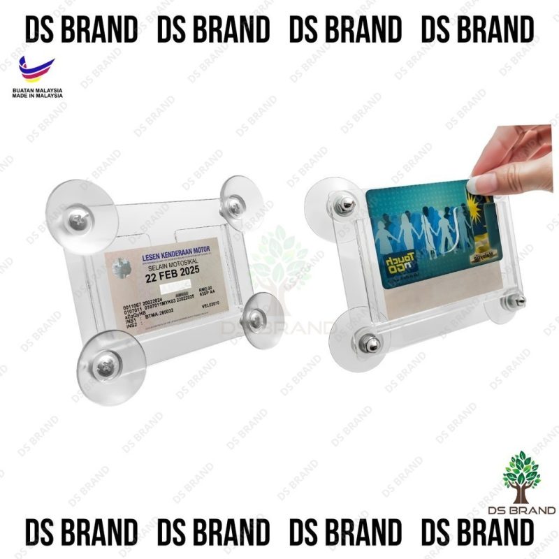 Car Windscreen Card Holder / Guardhouse Gate Access Card / Touch n Go Card Holder / Digital e-LKM ( 2024 New Roadtax )