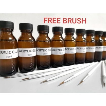 Acrylic Glue Liquid / Free Brush