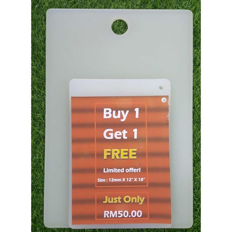 (PP) POLYPROPYLENE CUTTING BOARD  BUY 1 FREE 1 - Image 2