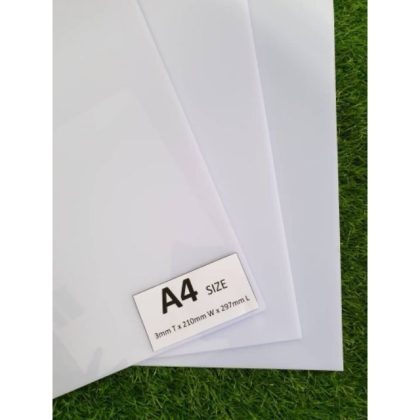 Acrylic Sheet White A4 Size