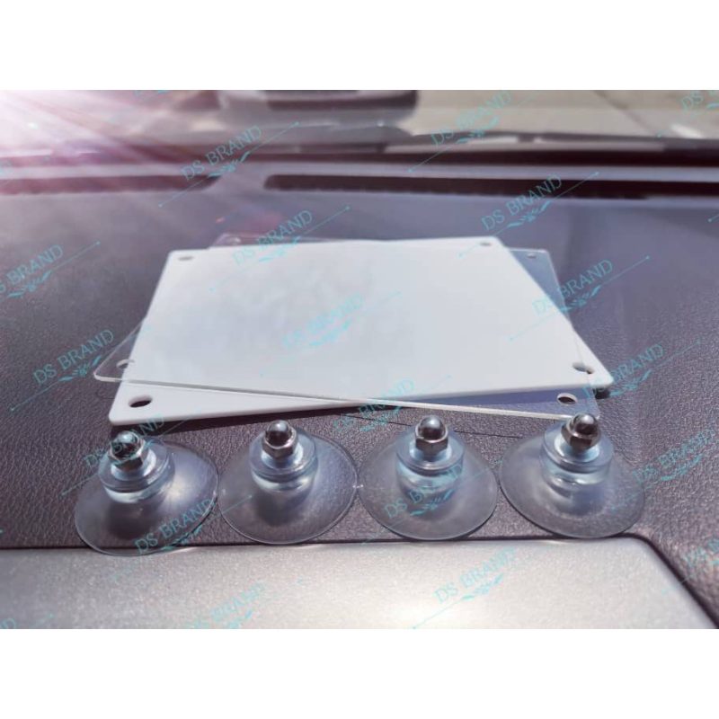 🔥COLOR Road Tax Holder🔥 Ready Stock( 路税贴纸架 ) Car Roadtax Holder 4 Suction Cup / Acrylic Car Road Tax Holder/Puspakom - Image 4