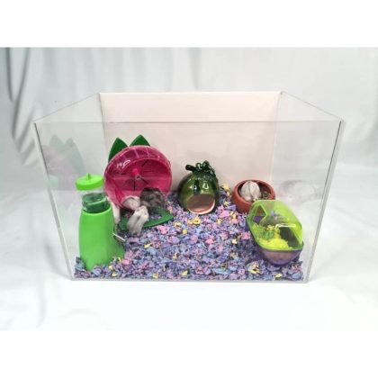 Acrylic Hamster & Small Animals Cage. M2 Size