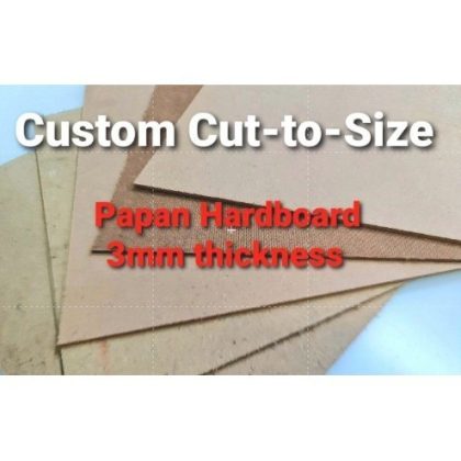 Papan Hardboard / Plywood Hardboard. Custom Cut-to-Size Link. Quote before order.