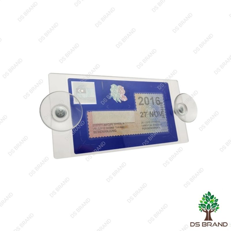 Color Roadtax Holder Small with 2 Suction Cup (Compact Design) Ready Stock - Image 5