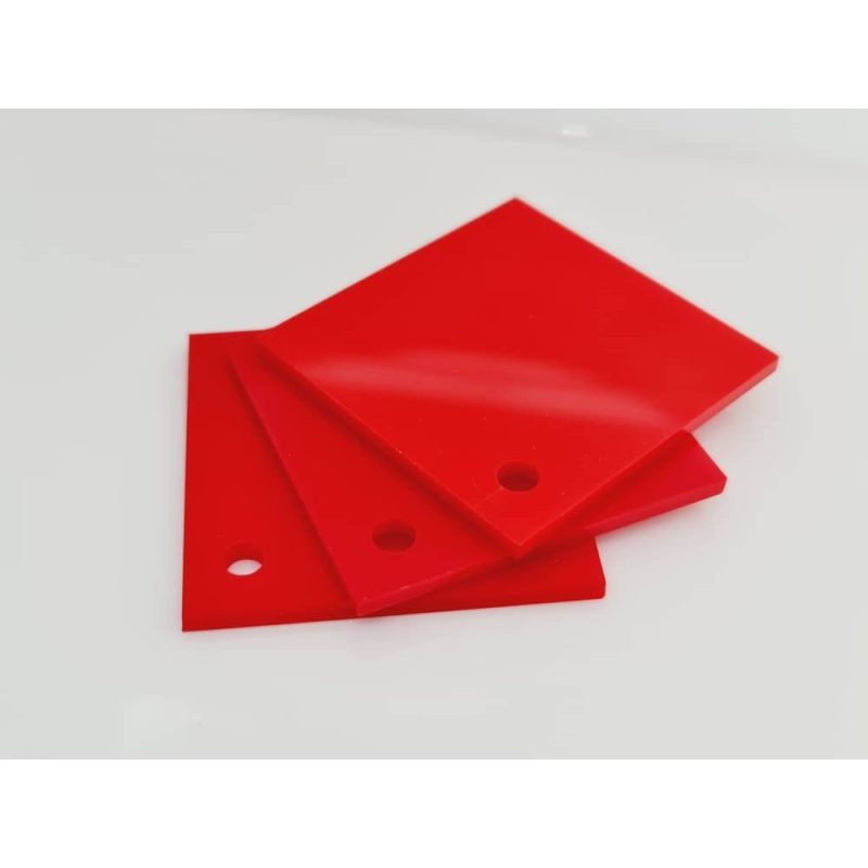 Acrylic Sheet Colour Red A4 2mm - Image 4
