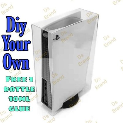 DIY PS5 PlayStation Dust Cover Display Case / PS5 DualSense Charging Station Dust Cover Display Rack