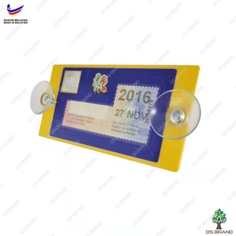 Color Small Roadtax Holder with 2 Suction Cup (Compact Design) Ready Stock - Image 16