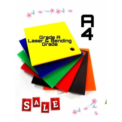 Acrylic Sheet Colour A4 Size