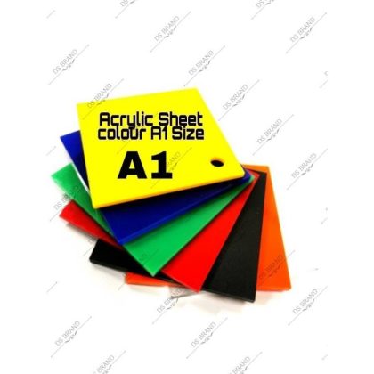 Acrylic Sheet Colour A1 Size ( 594mm Width x 841mm Length) 2mm