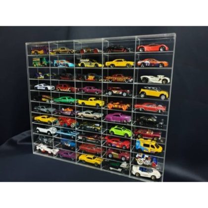 🔥Cheap!! 🔥Murah!!🔥 Hot Wheels Display Rack / Hotwheels dan Tomica Display Case - 50 slots