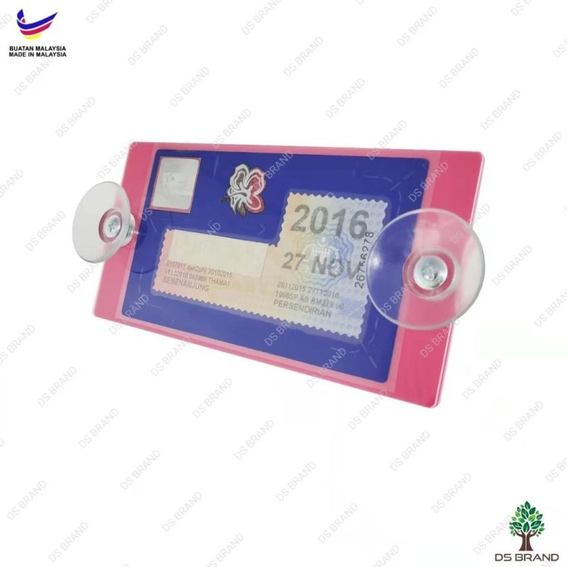 Color Small Roadtax Holder with 2 Suction Cup (Compact Design) Ready Stock - Image 6
