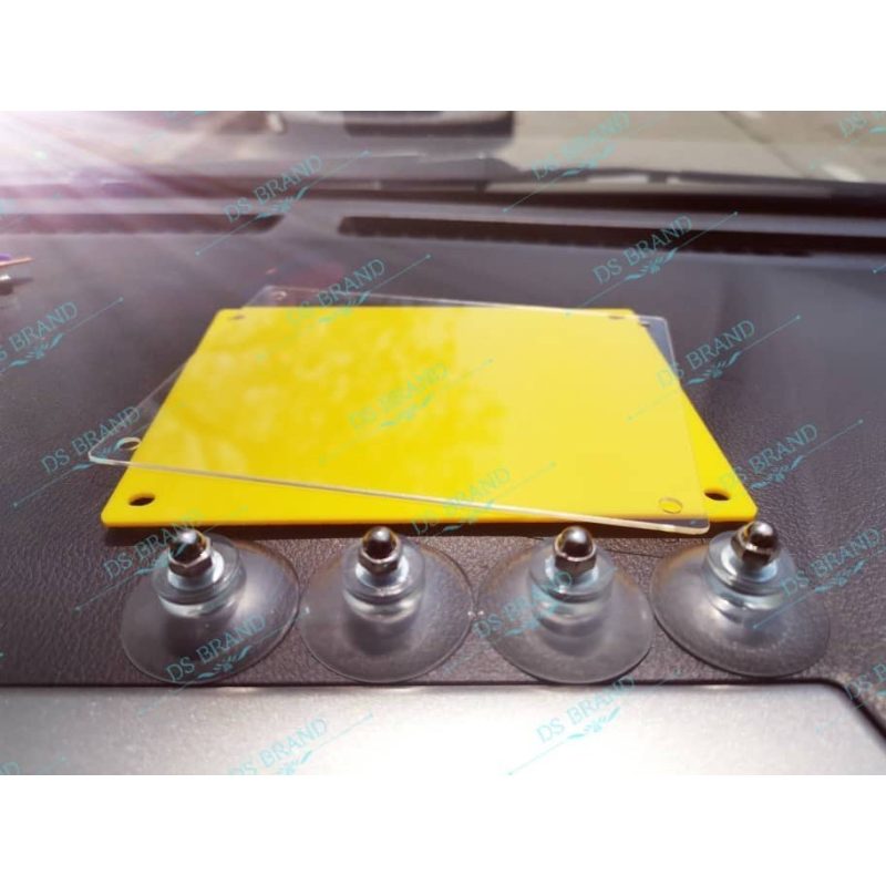 🔥COLOR Road Tax Holder🔥 Ready Stock( 路税贴纸架 ) Car Roadtax Holder 4 Suction Cup / Acrylic Car Road Tax Holder/Puspakom - Image 6