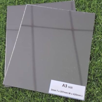 Acrylic Sheet A3 Silver Mirror For DIY Project